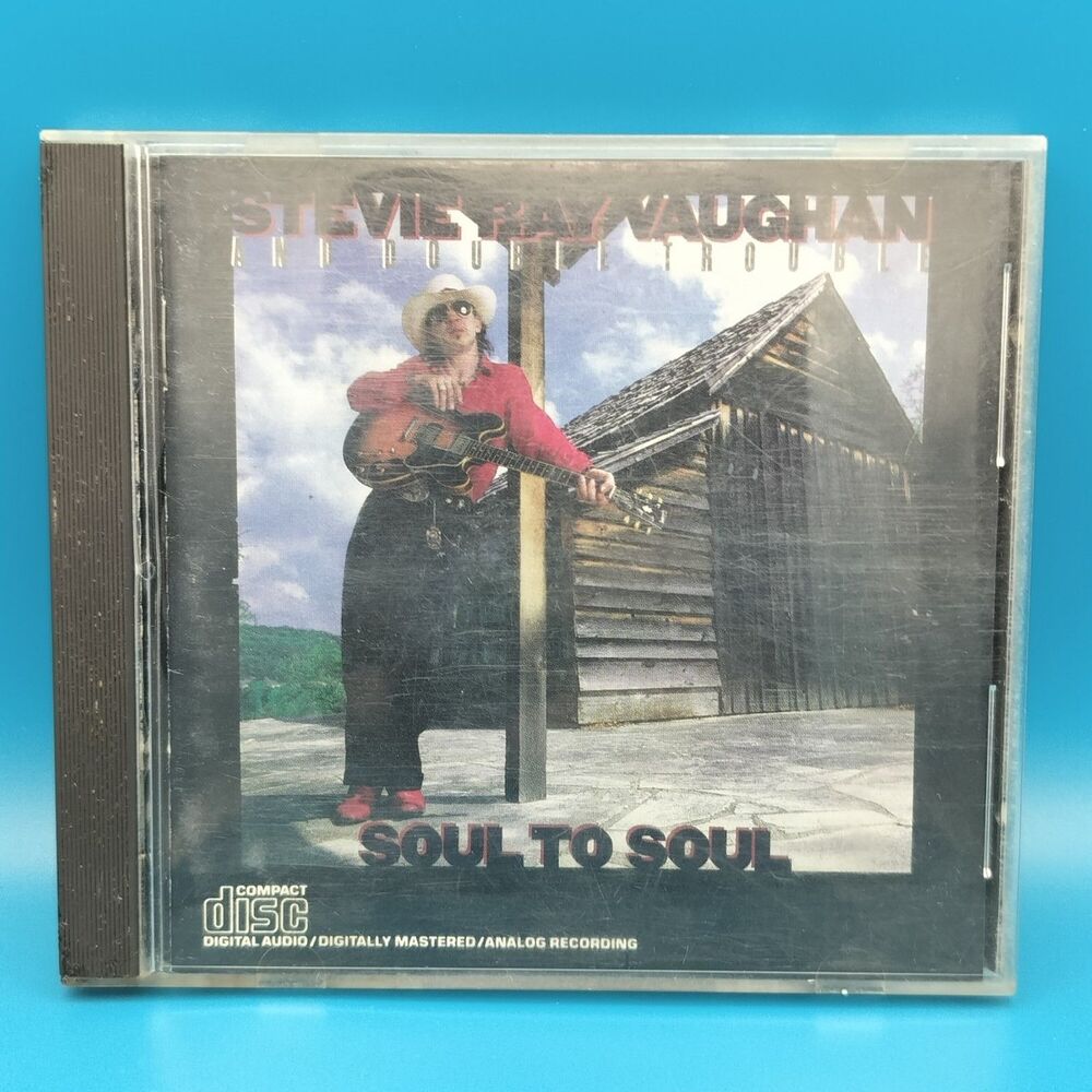 Stevie Ray Vaughan Soul To Soul CD Vintage Music Audio Blues Rock Album